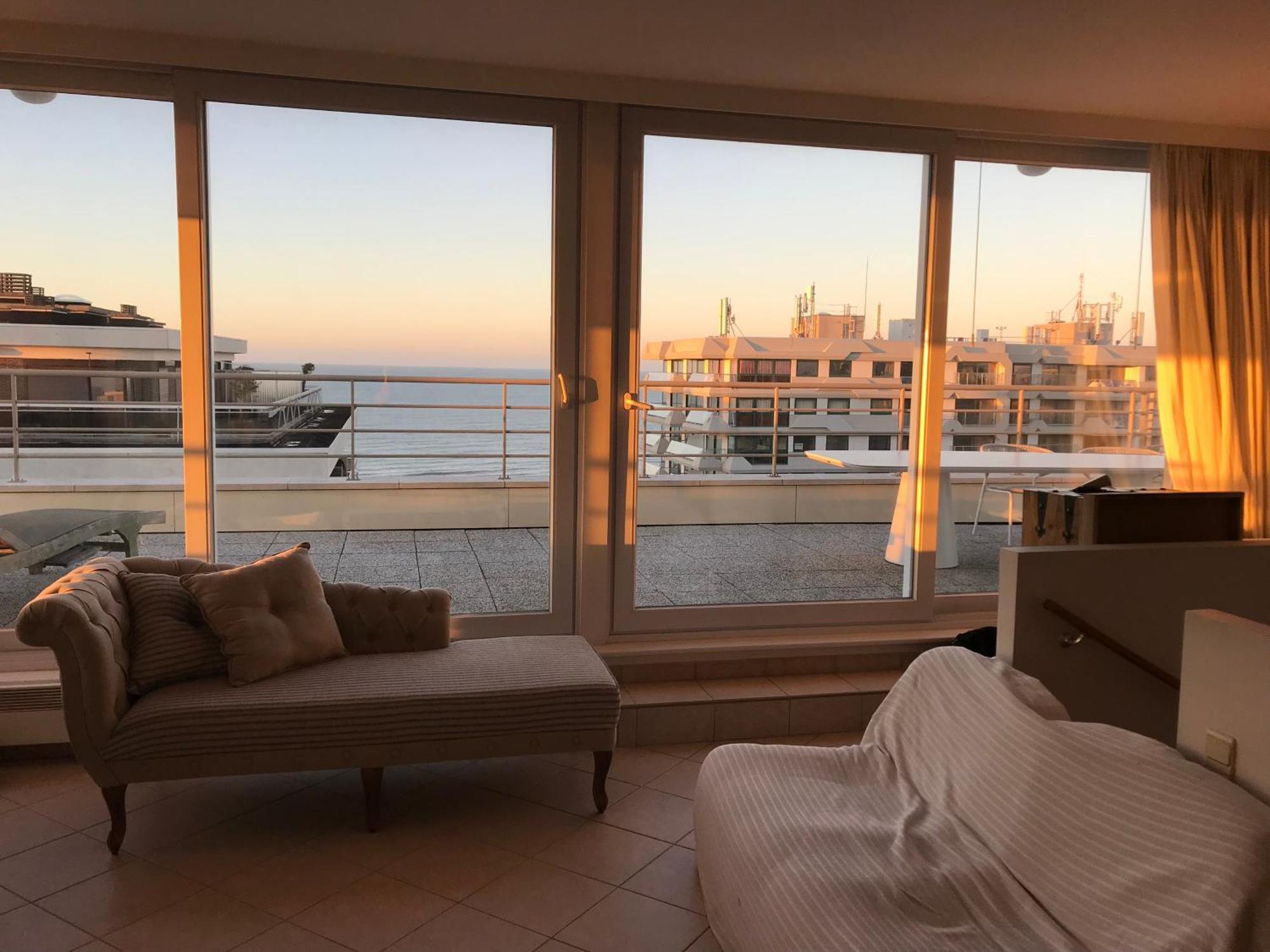 Duplex Penthouse Super Zeezicht Leilighet De Panne Eksteriør bilde