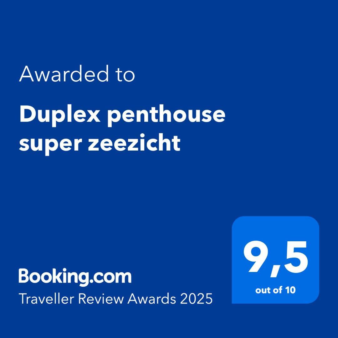 Duplex Penthouse Super Zeezicht Leilighet De Panne Eksteriør bilde